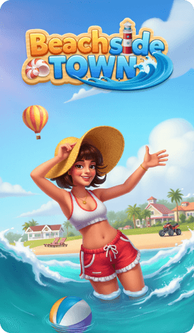 Screenshot from the Beachside Town game